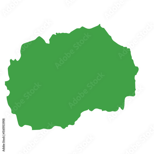 North Macedonia Map Boundary