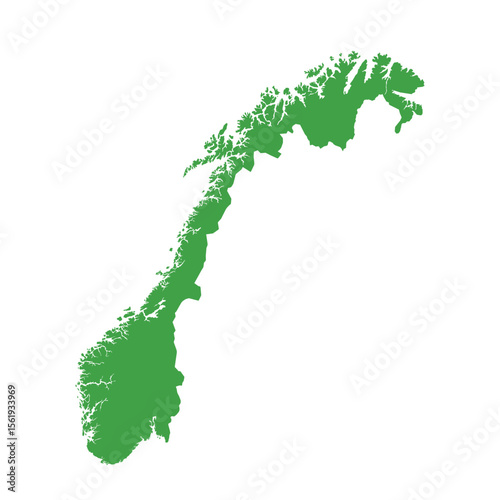 Norway Map Boundary