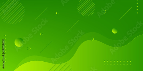 Abstract green geometric background. Eps10 vector