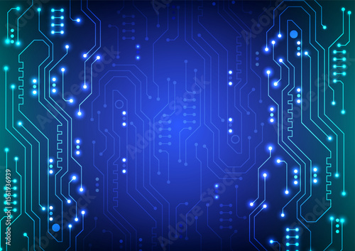 Digital technology circuit background. Design for circuit ystem interface futuristic abstract data communication internet.