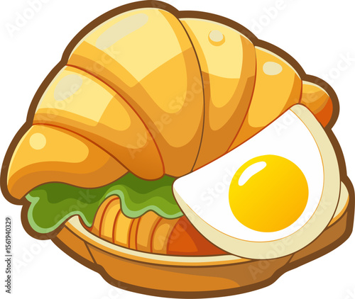 Egg and Cheese Croissant