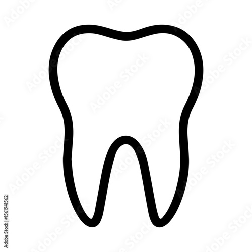 anatomical tooth icon vector on white background
Human anatomical organ