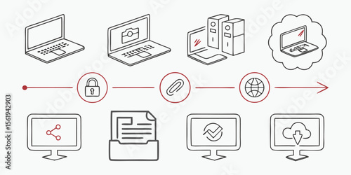 Digital File Sharing Process Outline
