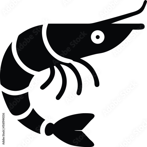 detailed digital art illustration, large shrimp, dark blue outline, intricate details, realistic anatomy, vibrant colors, textured surface, dynamic pose, sharp focus, cinematic lighting
