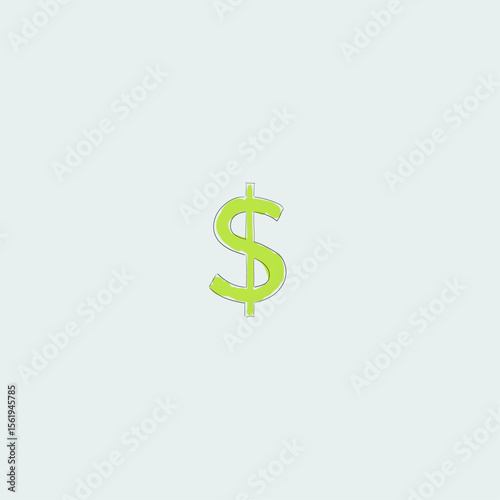 Money icon logo flat vector design