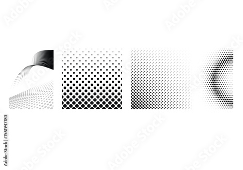 Dot Background, Halftone Texture, Gradient Dots Pattern