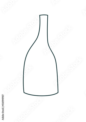 empty glass bottle