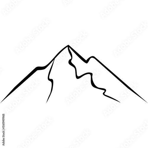 Mountain Silhouette Illustration