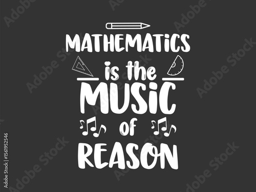 The music of reason inspirational math tee for philosophical minds students and educators