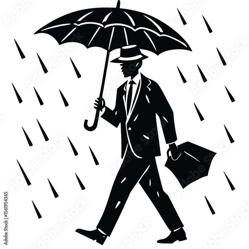 woman with umbrella