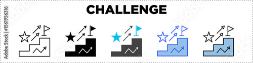 Challenge Icon Pack Line Glyph