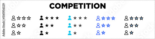 Competition Icon Pack Line Glyph