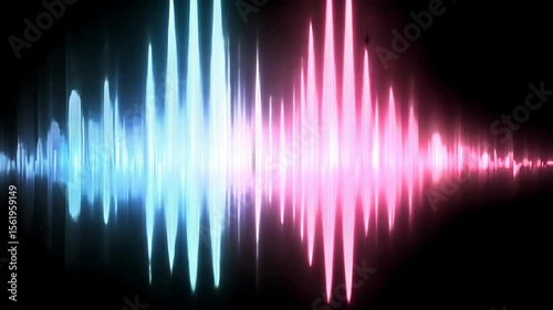 Wallpaper Mural Experience captivating animations that highlight the beauty of sound waves, showcasing their dynamic forms and colorful designs Torontodigital.ca