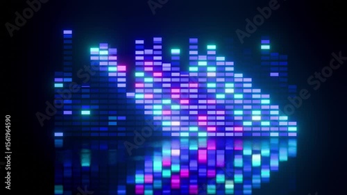 Vibrant Audio Spectrum LED Equalizer Loop
