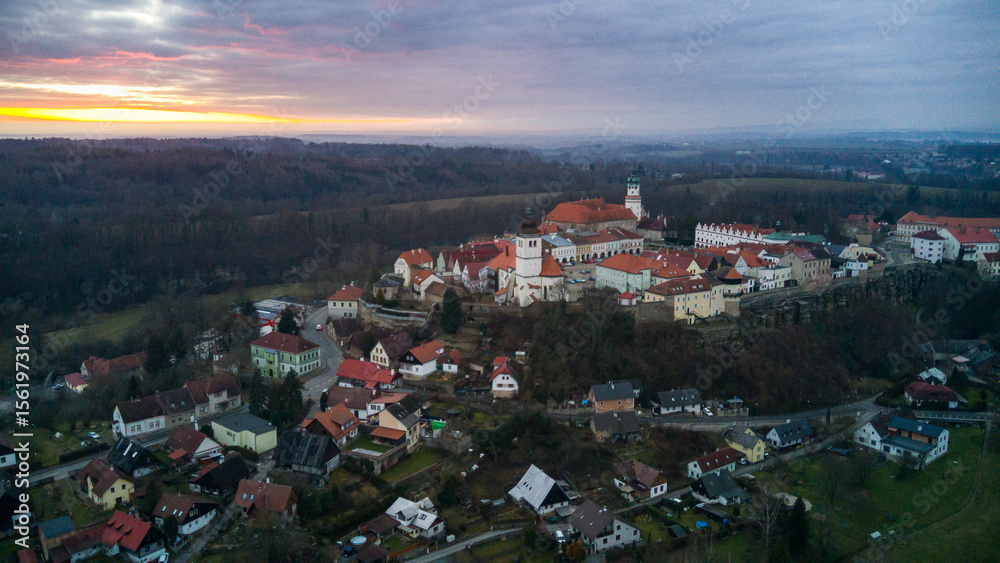 Naklejka premium Nové Město nad Metují, Czech Republic