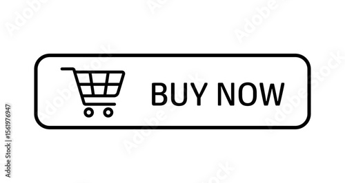 Buy Now icon. Shopping and add to cart button