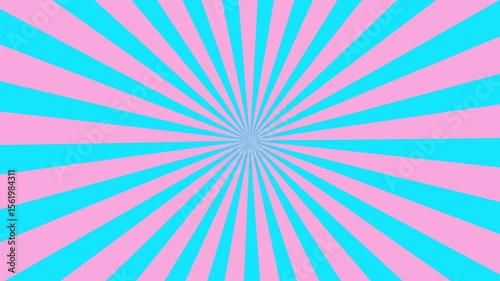Rotating Orange Sunburst Retro Comic Background 4K Seamless Loop