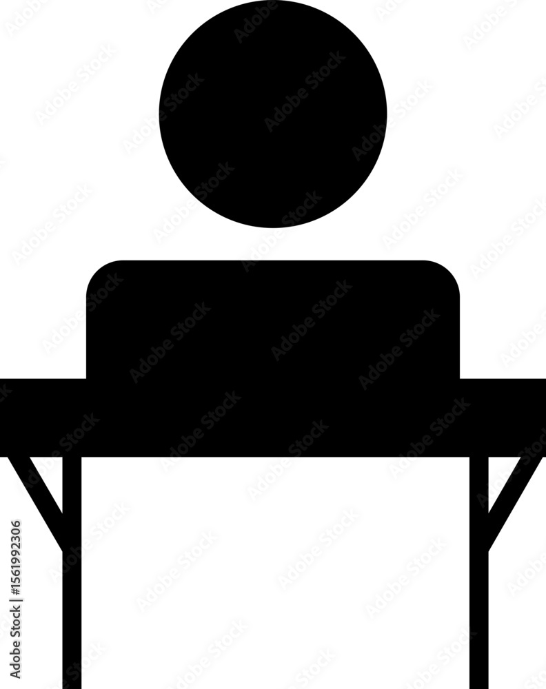 Naklejka premium Memorial Day Silhouette icon, A universal symbol for mourning, remembrance, memorial events, and various support causes. Tribute Symbols Military Memorial, Remember and honor, respect events