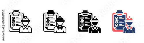 Production Planning icon sheet multiple style collection