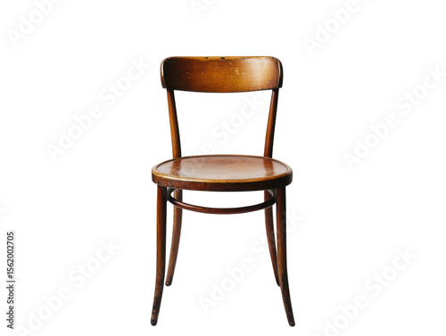 Wallpaper Mural old wooden chair on white background Torontodigital.ca