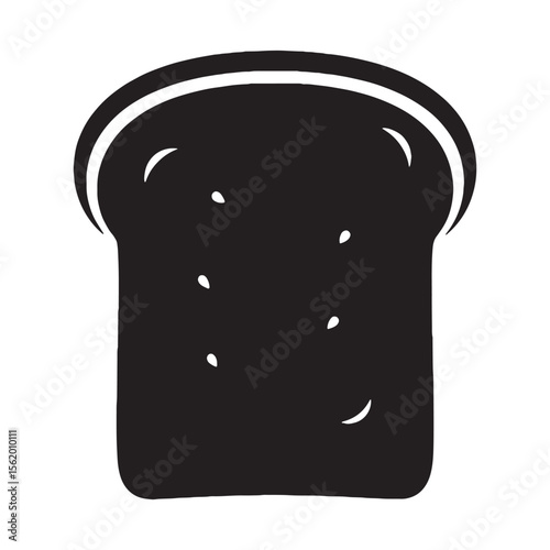 Warm and wholesome – Bread silhouette paired with cozy Bread vector – Bread illustration

