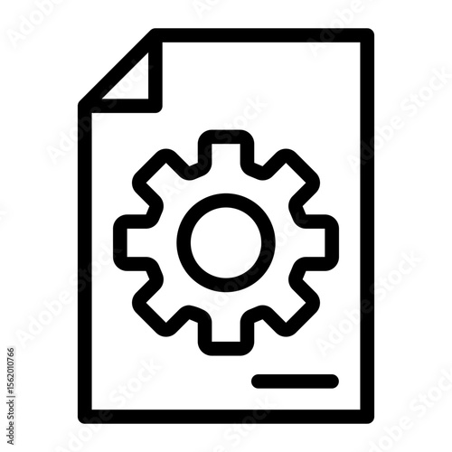 settings document icon