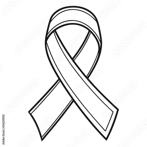 Awareness Ribbon Symbol for Charity and Support