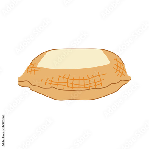 convenience cereal bag cartoon vector illustration