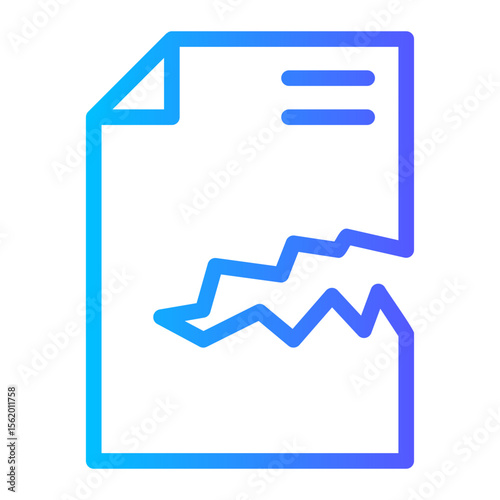 document broken icon