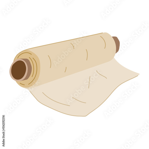 storage cling film cartoon vector illustration