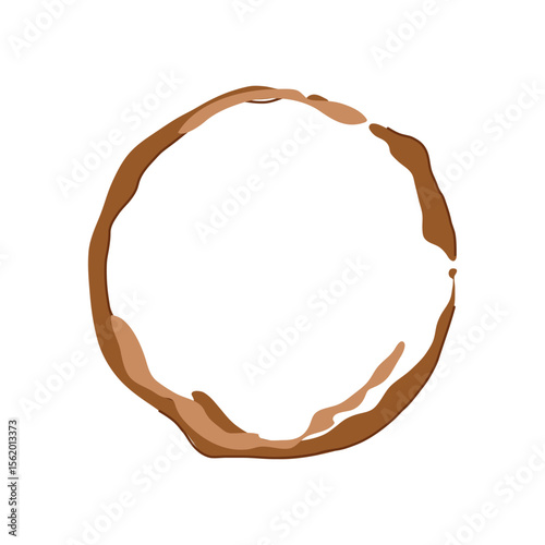 detergent coffee stain cartoon vector illustration