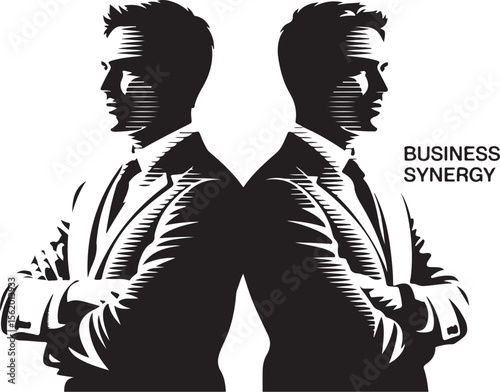 
Businessman Silhouette Vector Set