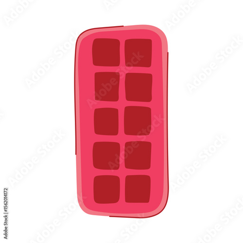 versatile fresh herb freezing tray cartoon vector illustration
