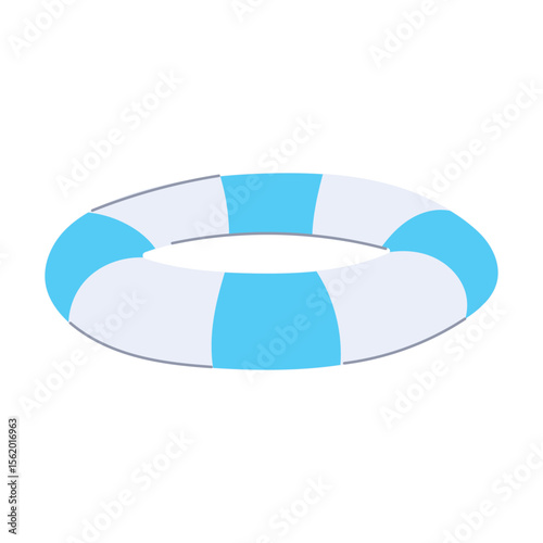 safety lifebuoy cartoon vector illustration