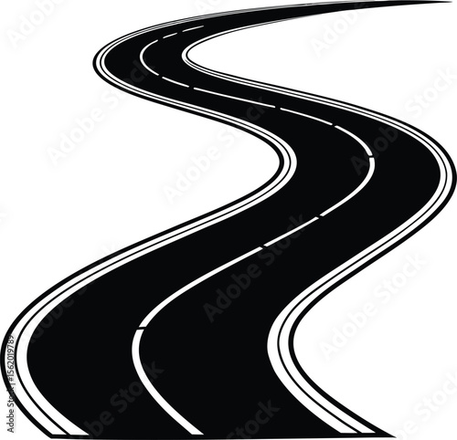 Winding Road to Adventure A Journey's Path