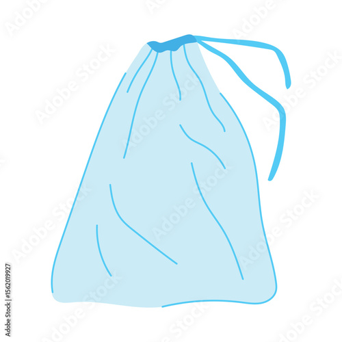 vegan nut milk strainer bag cartoon vector illustration