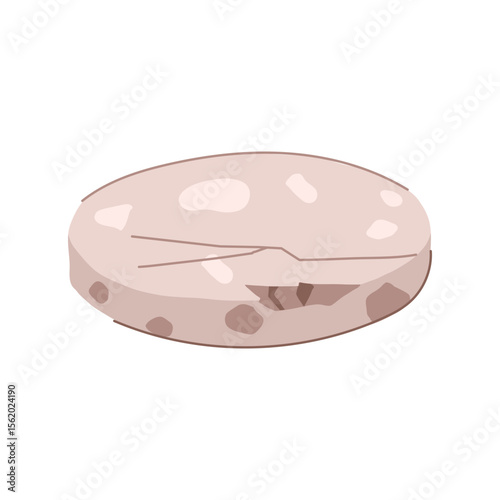 onyx stone platform cartoon vector illustration