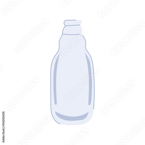 rustic vintage milk bottle cartoon vector illustration