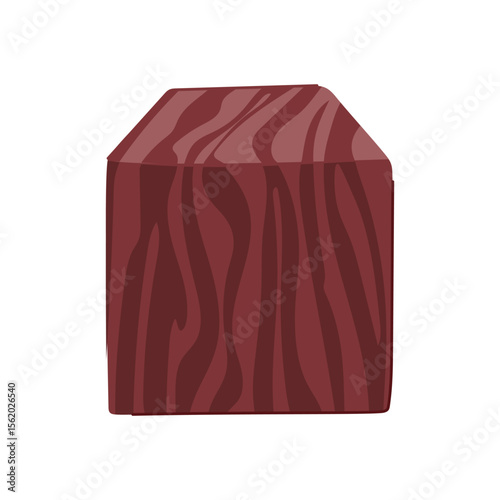 flooring wood platform cartoon vector illustration