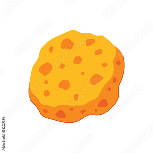 biodegradable yellow sponge cartoon vector illustration