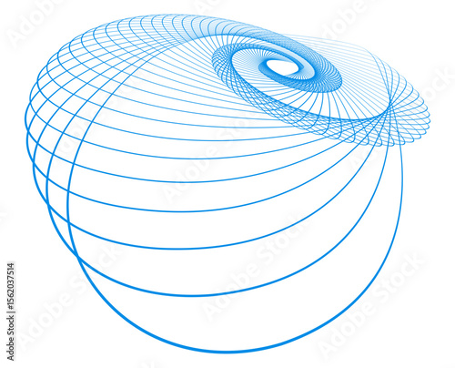 abstract blue background Design Element Wave Lines Guilloche curve line Background circle for Pattern branding Frame border certificates, diplomas