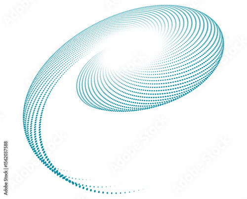 Fototapeta Naklejka Na Ścianę i Meble -  abstract blue wave Design Element Wave Lines Guilloche curve line Background circle for Pattern branding Frame border certificates, diplomas