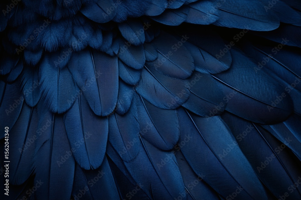 Fototapeta premium Abstract black feather background.