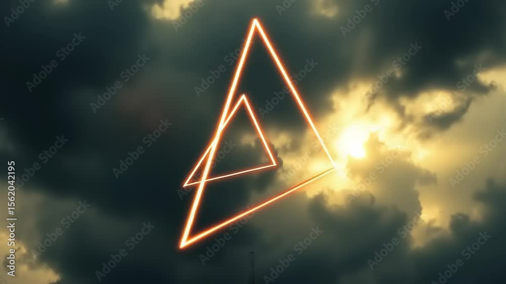 abstract triangle background