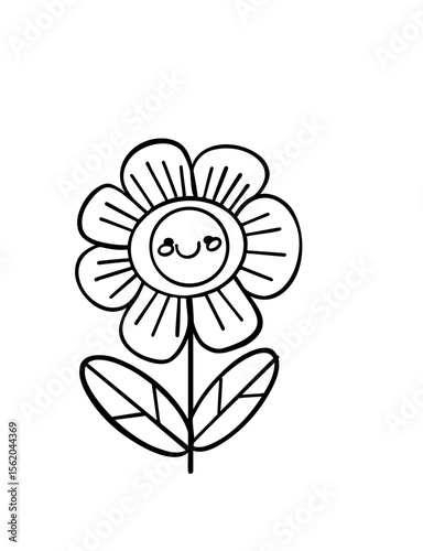 Smiling Daisy Flower