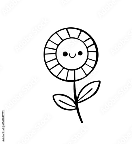 Smiling Daisy Flower