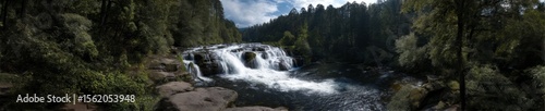 Waterfall adventure nature reserve hdr 360 degrees hdri viewpoint