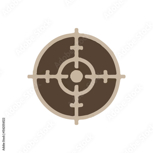 Shooting targt vector art illustration