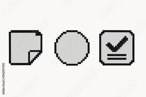 Garden seeds and soil bag on wooden shelf vector icon isolated illustration