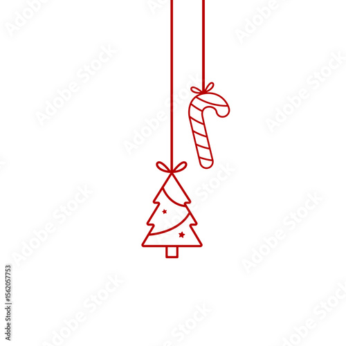 Hanging Line Christmas Decoration